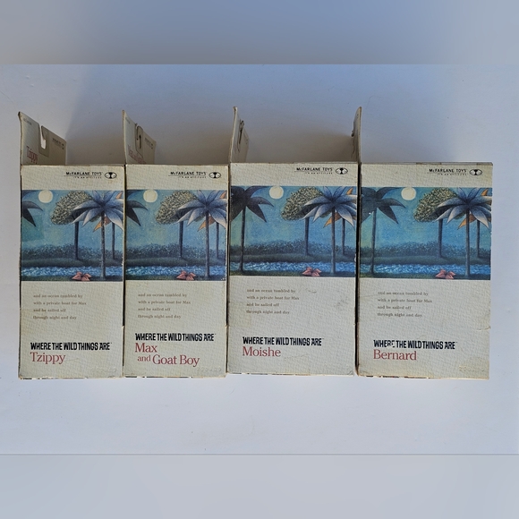 "Where The Wild Things Are" McFarlane Toys 2000 Lot of 4 - Picture 11 of 11